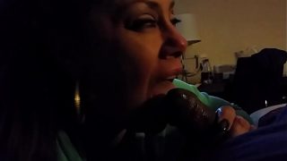 Hot Mature MILF sucks my BBC just right and swallows all of that Black Seed